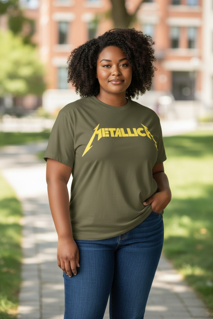 Metallica Spiderweb Graphic T-Shirt Size: Large